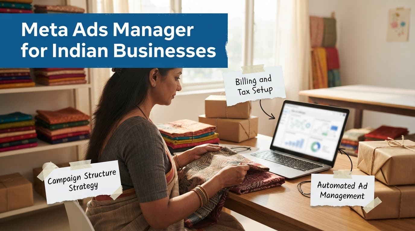 Meta Ads Manager for Indian Businesses: Setup, Strategy, and Smart Management