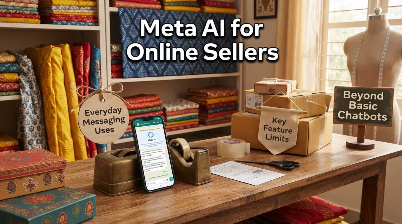 Meta AI Explained: How Indian Online Sellers Can Use It (and Where It Falls Short)